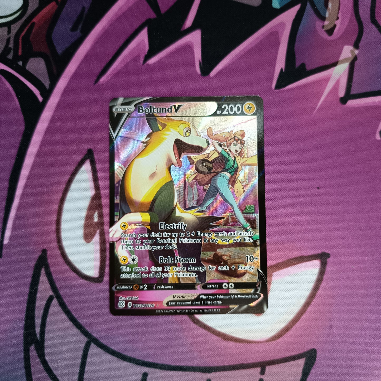 Bellektro V Trainer Full Art Strahlende Sterne