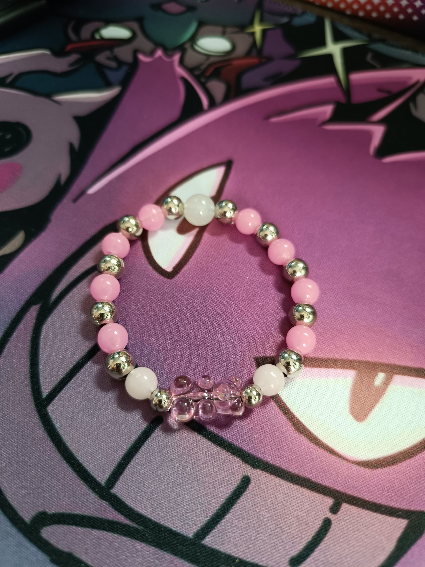 Handgemachte Armbänder "Gummibären" made by Amaya