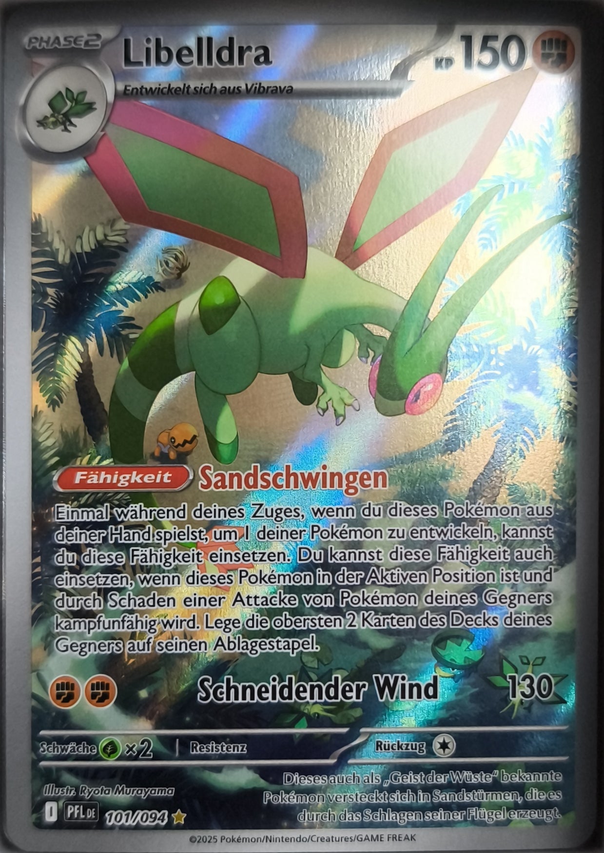 Libelldra illustration Rare Fatale Flammen -Near Mint Pokemon TCG