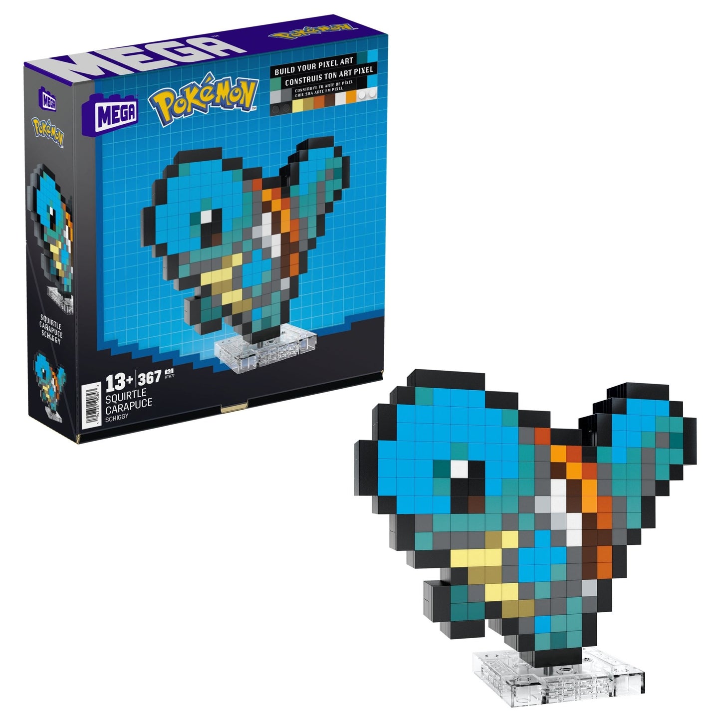 Mega Pixel Art Schiggy - Lachsnacken-Shop