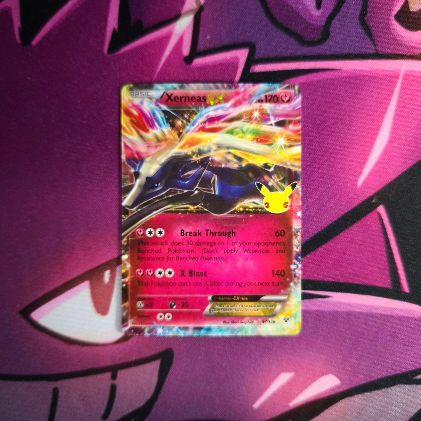 Xerneas EX Celebrations Near Mint