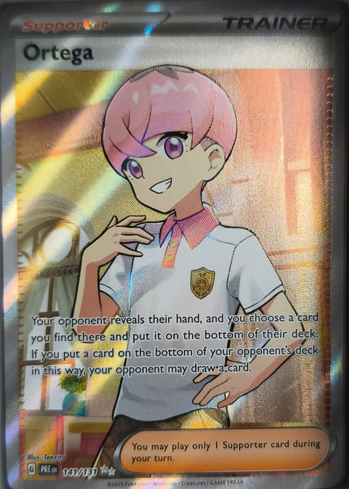 Ortega Prismatische Entwicklungen Near Mint Pokemon TCG Englisch - Lachsnacken-Shop