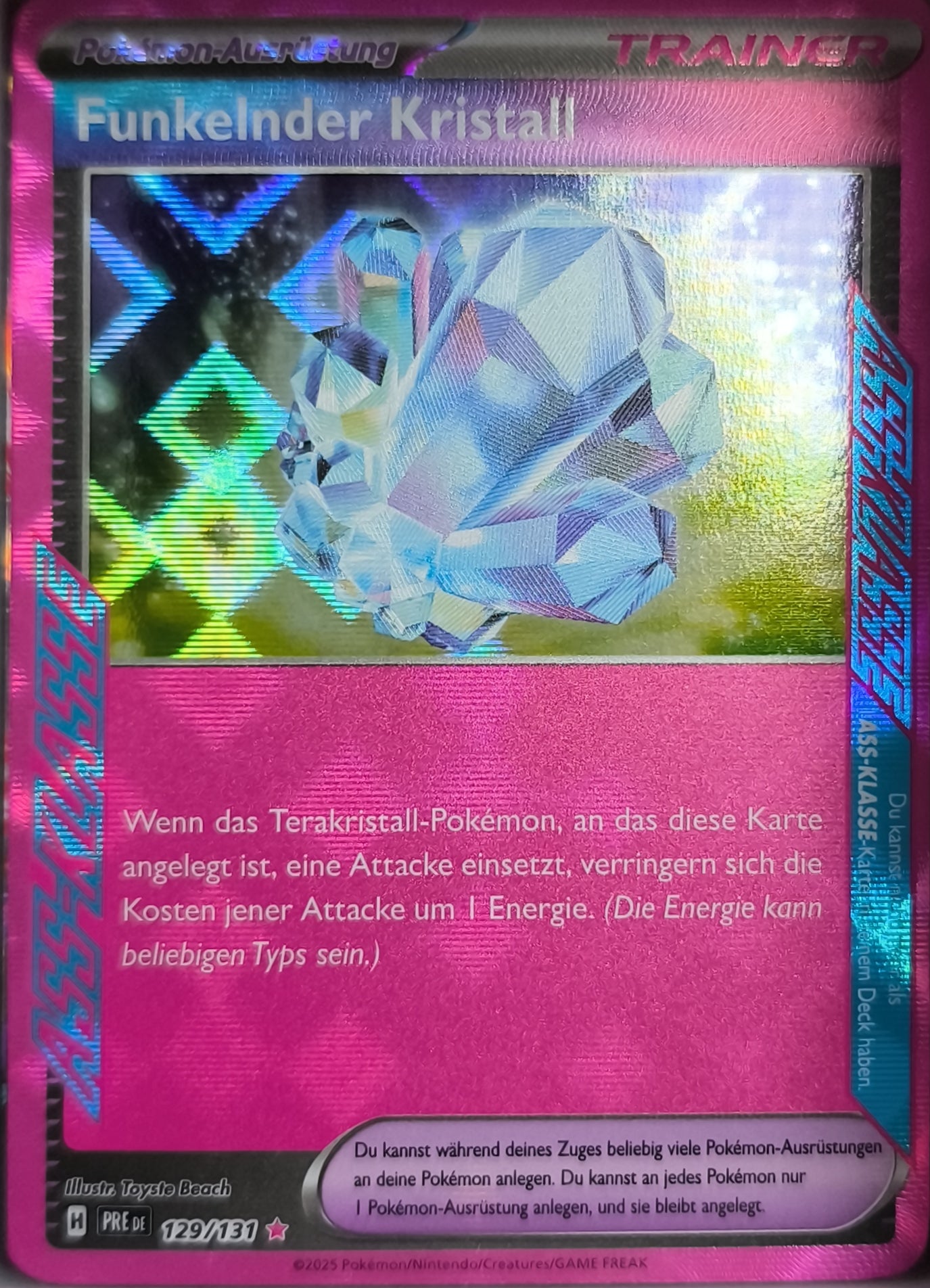 Funkelnder Kristall Prismatische Entwicklungen Near Mint Pokemon TCG Deutsch