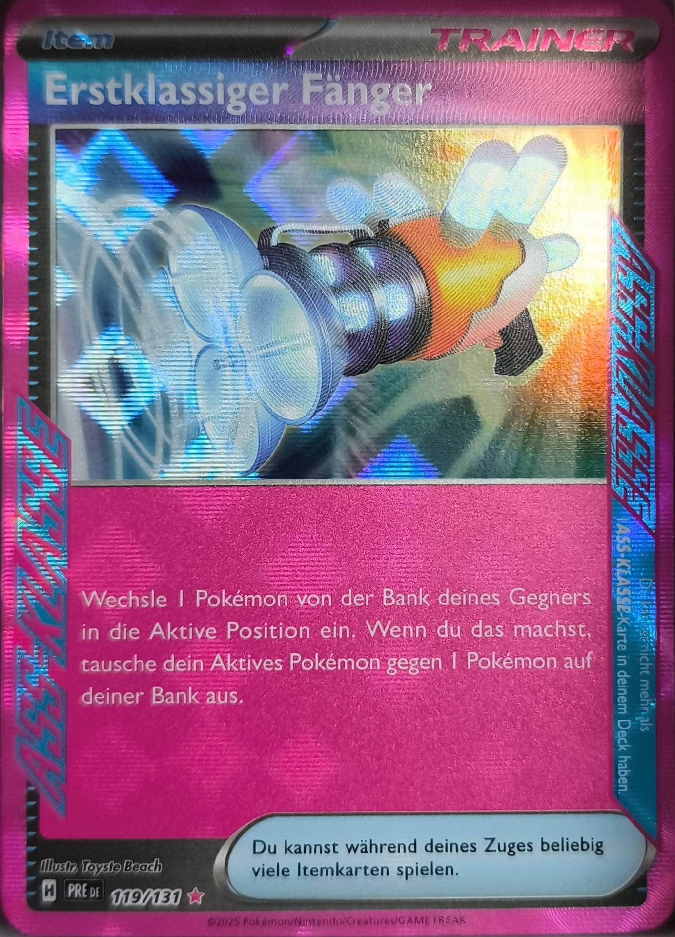 Erstklassiger Fänger Prismatische Entwicklungen Near Mint Pokemon TCG Deutsch - Lachsnacken-Shop