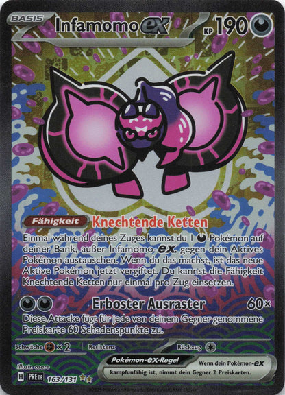 Infamomo-ex Special Illustration  Prismatische Entwicklungen 163 NM Pokemon TCG