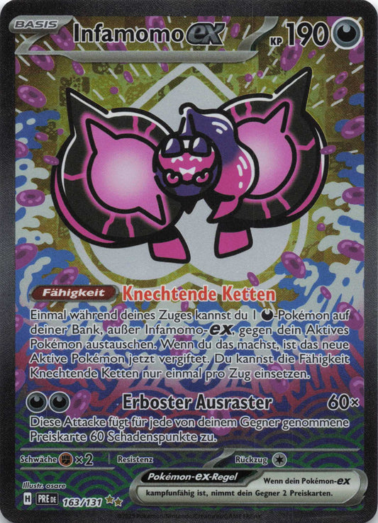Infamomo-ex Special Illustration  Prismatische Entwicklungen 163 NM Pokemon TCG