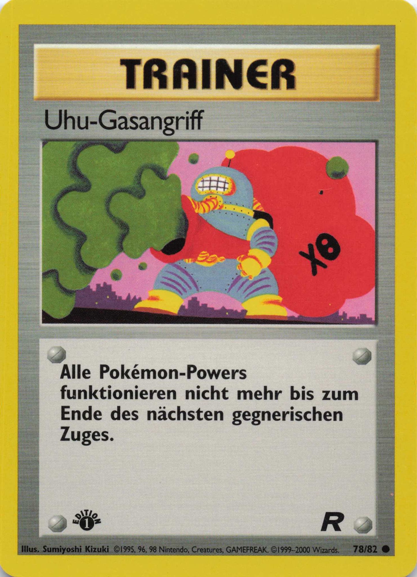 Uhu - Gasangriff Team Rocket Deutsch 1. Edition 078/82 Pokemon TCG EXC - Lachsnacken - Shop