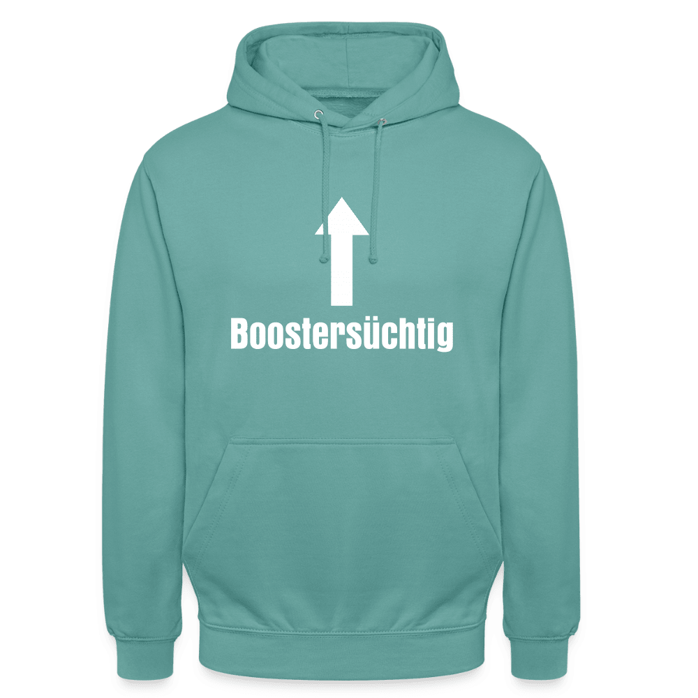 Boostersüchtig Hoodie - Lachsnacken - Shop