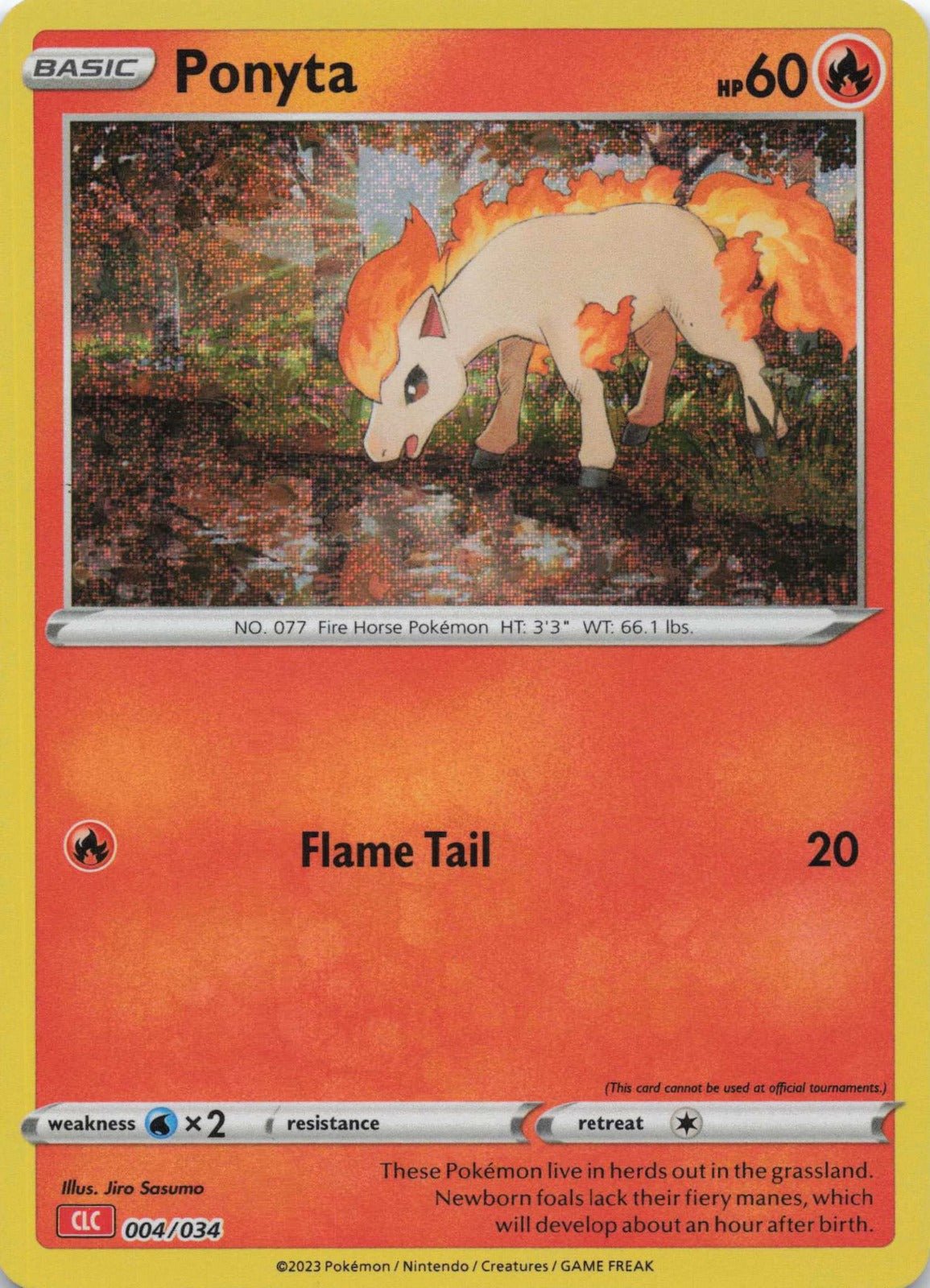Ponyta Classic Collection Trading Card Game Classic 004/034 NM Pokemon TCG - Lachsnacken - Shop