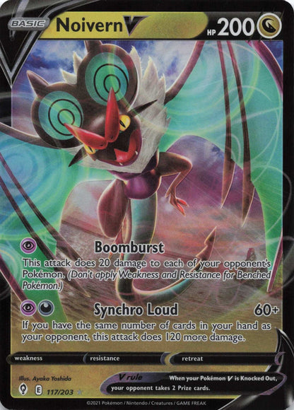 Noivern V Ultra Rare SWSH07: Evolving Skies 117/203 NM Pokemon TCG - Lachsnacken - Shop