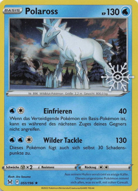Polaross Holografisch Adventskalender Promo 051 NM Pokemon TCG - Lachsnacken - Shop