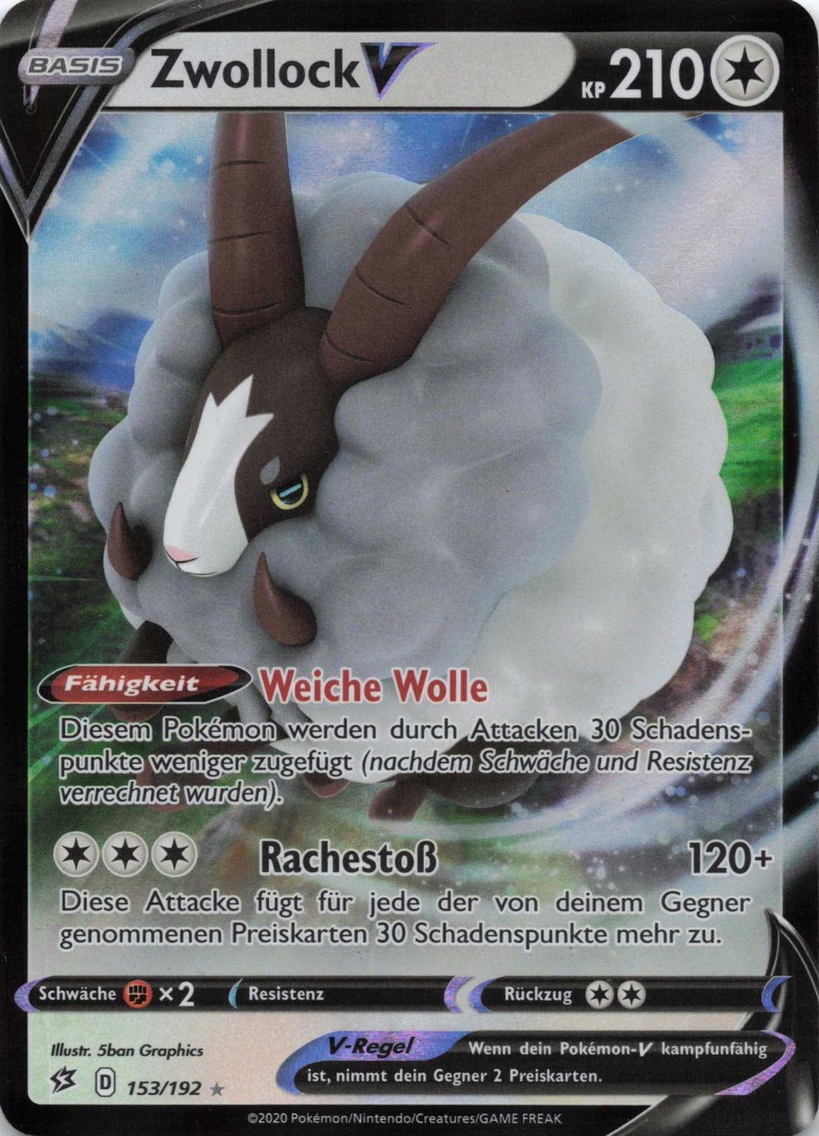 Zwollock V Clash der Rebellen 153 NM Pokemon TCG - Lachsnacken - Shop