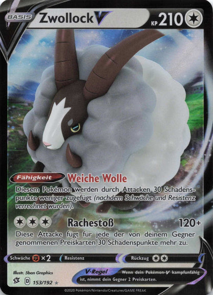 Zwollock V Clash der Rebellen 153 NM Pokemon TCG - Lachsnacken - Shop