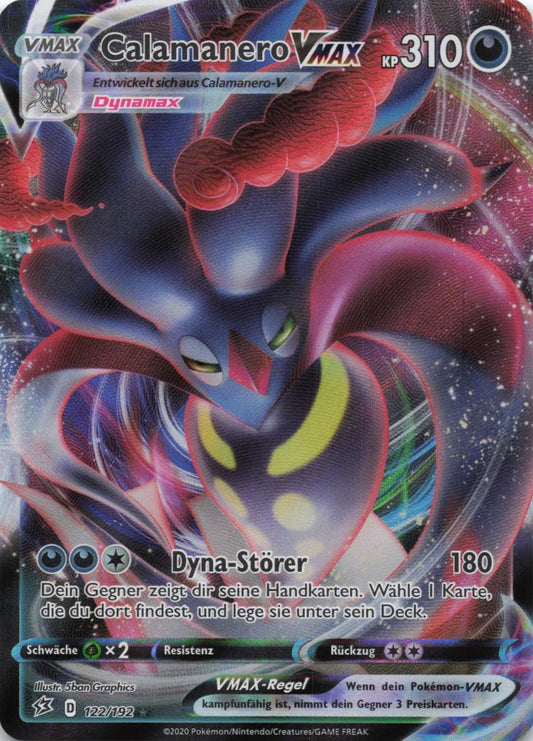 Calamanero VMAX Holografisch Selten VMAX Clash der Rebellen 122 NM Pokemon TCG - Lachsnacken - Shop