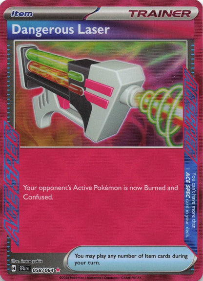 Dangerous Laser ACE SPEC Rare SV: Shrouded Fable 058/064 NM Pokemon TCG - Lachsnacken - Shop