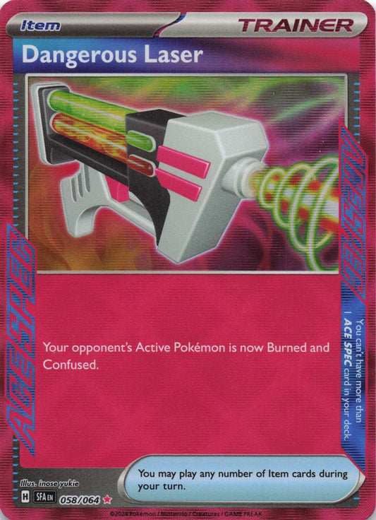 Dangerous Laser ACE SPEC Rare SV: Shrouded Fable 058/064 NM Pokemon TCG - Lachsnacken - Shop