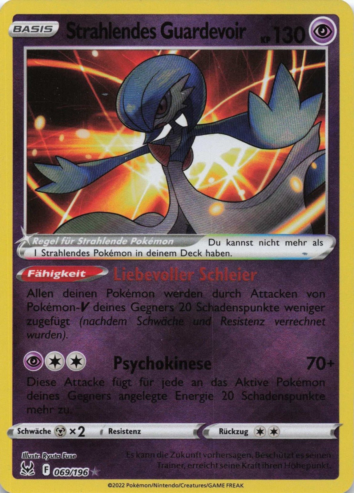 Strahlendes Guardevoir Verlorener Ursprung 069 NM Pokemon TCG - Lachsnacken - Shop