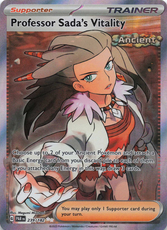 Professor Sada's Vitality - Super Rare SV4K: Ancient Roar 085/066 NM Pokemon TCG