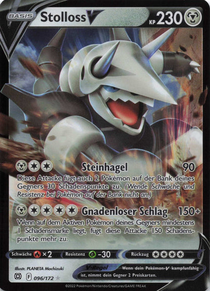 Stolloss V Strahlende Sterne 096 NM Pokemon TCG - Lachsnacken - Shop