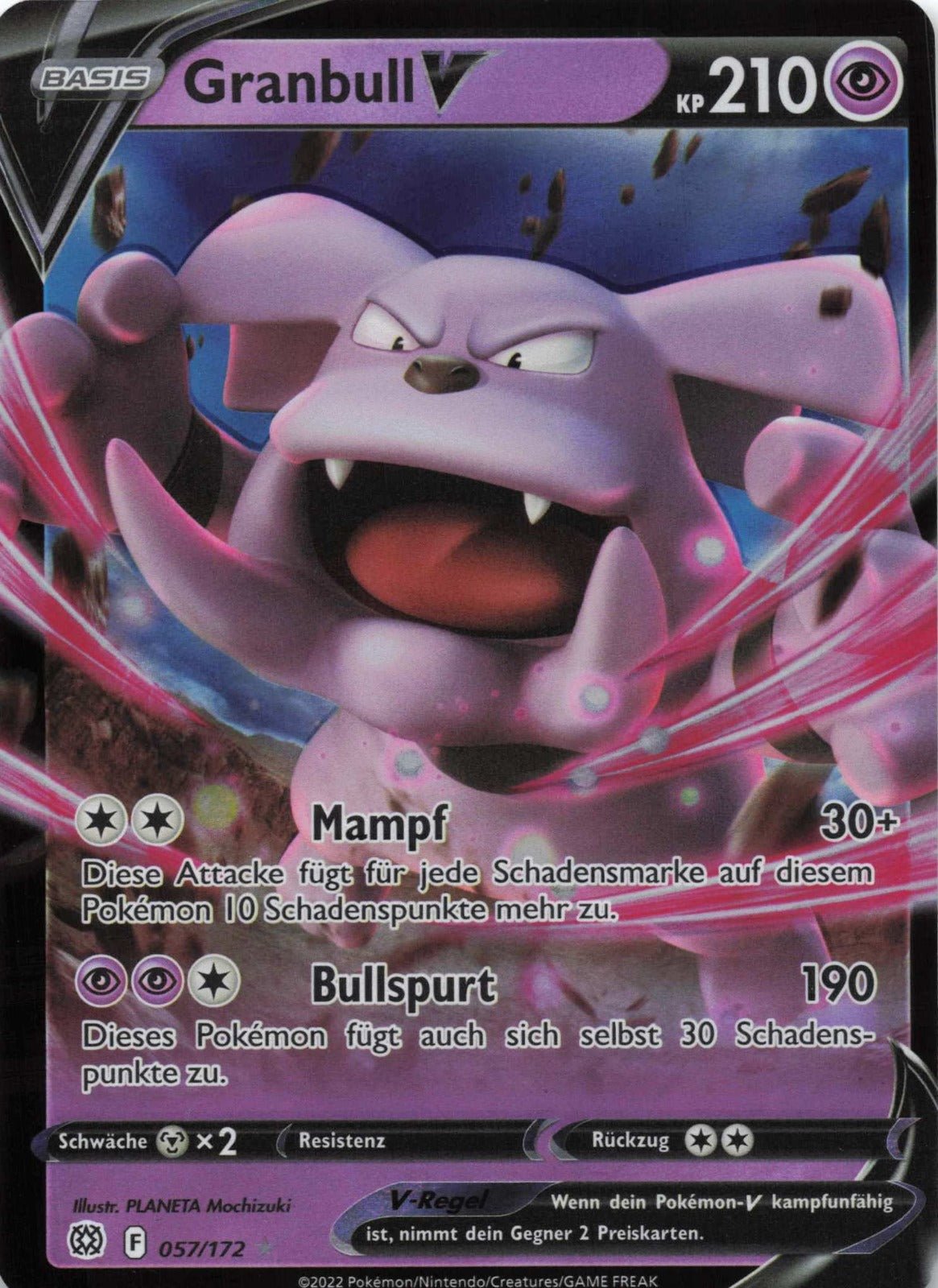 Granbull V Strahlende Sterne 057 NM Pokemon TCG - Lachsnacken - Shop