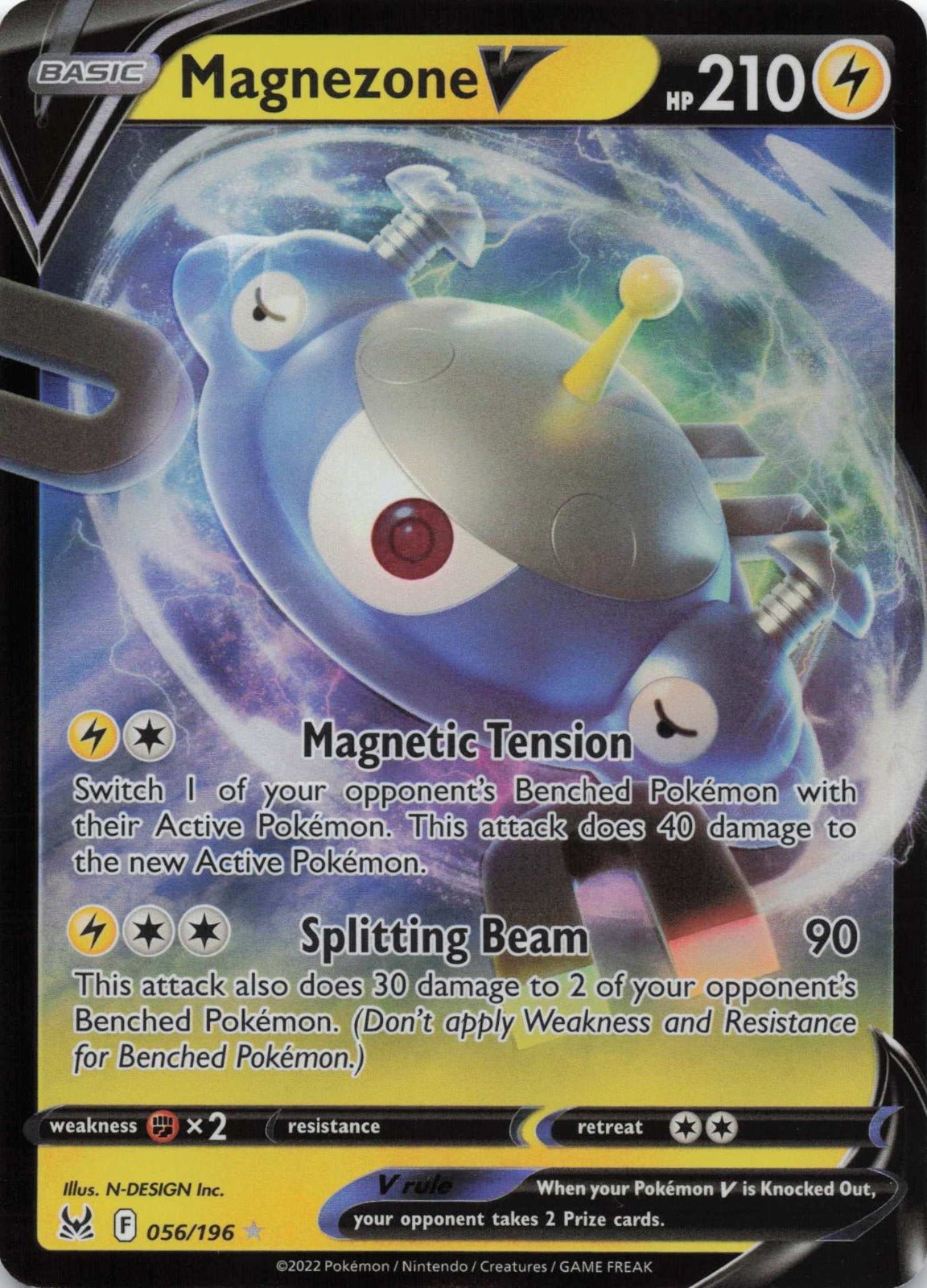 Magnezone V Ultra Rare SWSH11: Lost Origin 056/196 NM Pokemon TCG - Lachsnacken - Shop