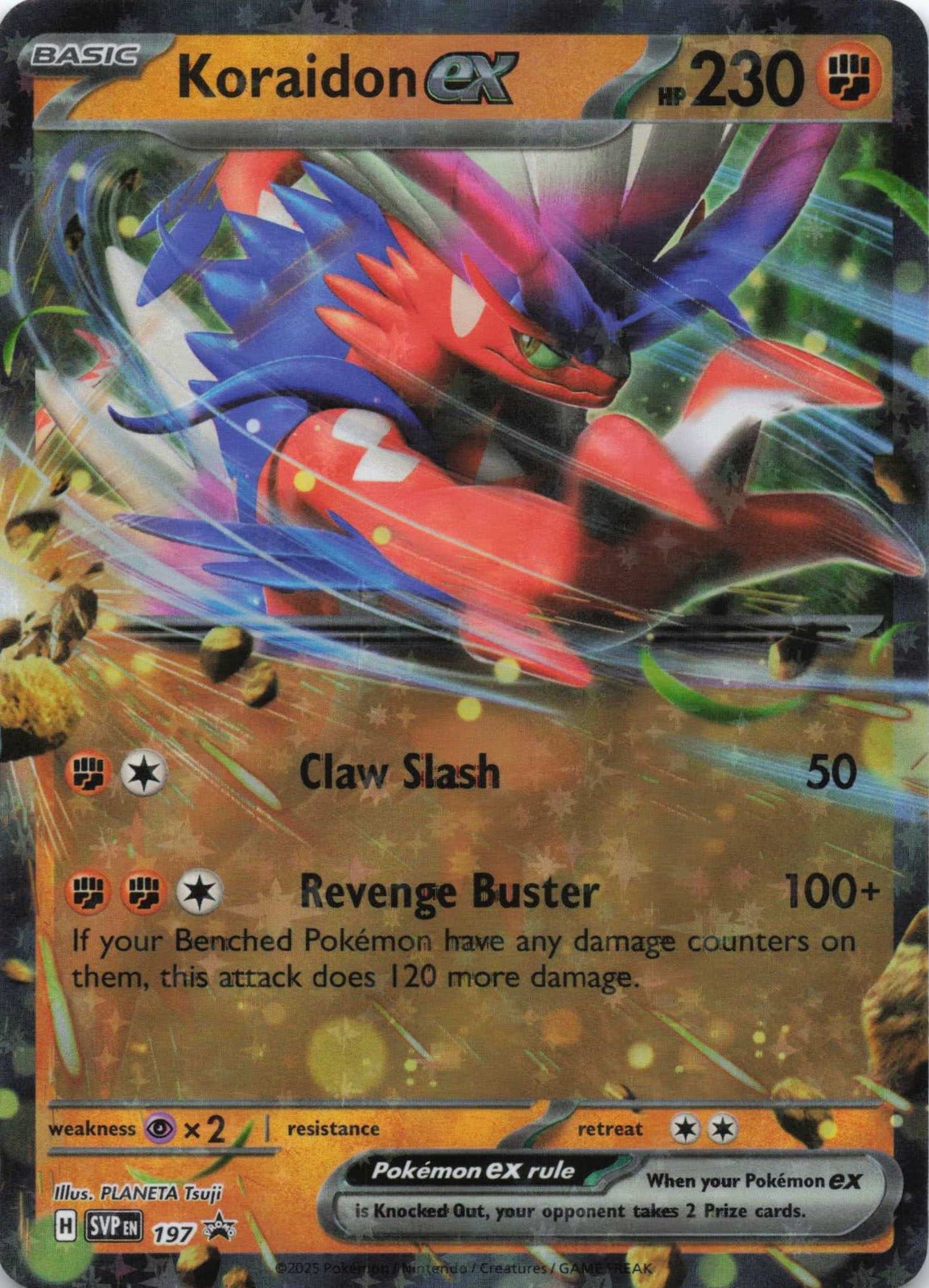 Koraidon ex Promo SV: Scarlet & Violet Promo Cards 197 NM Pokemon TCG - Lachsnacken - Shop