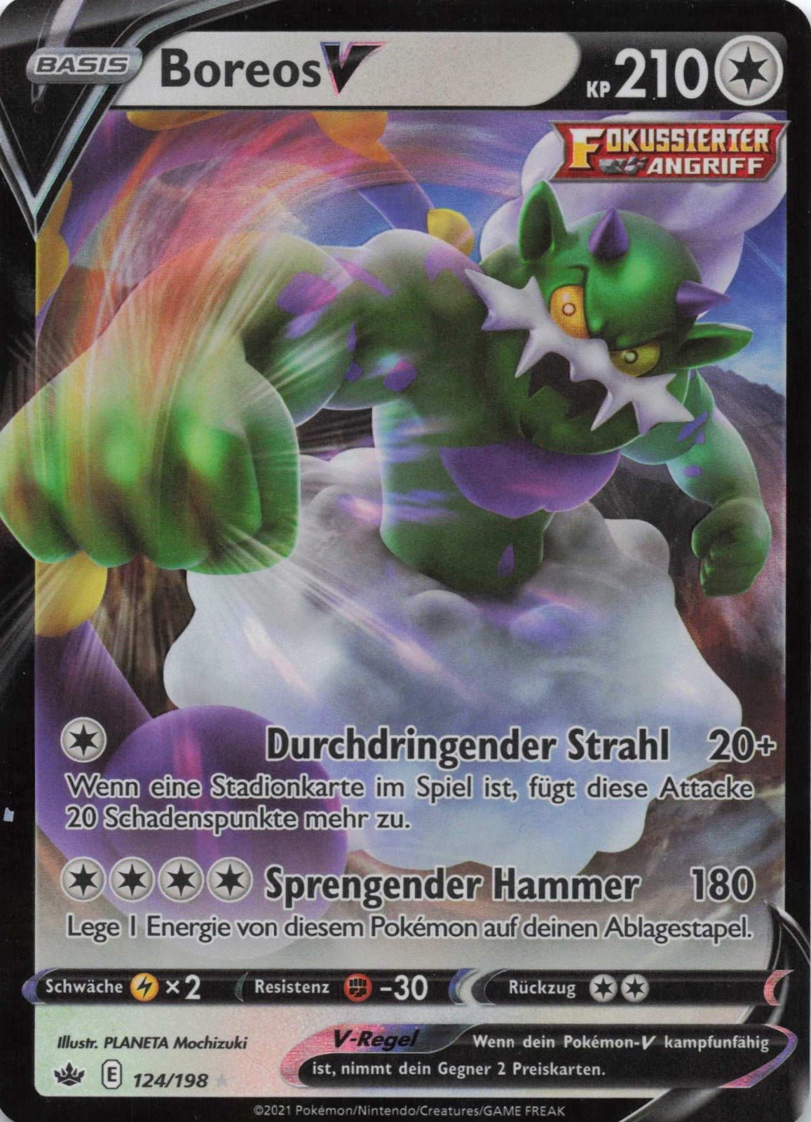 Boreos V Schaurige Herrschaft 124 NM Pokemon TCG - Lachsnacken - Shop