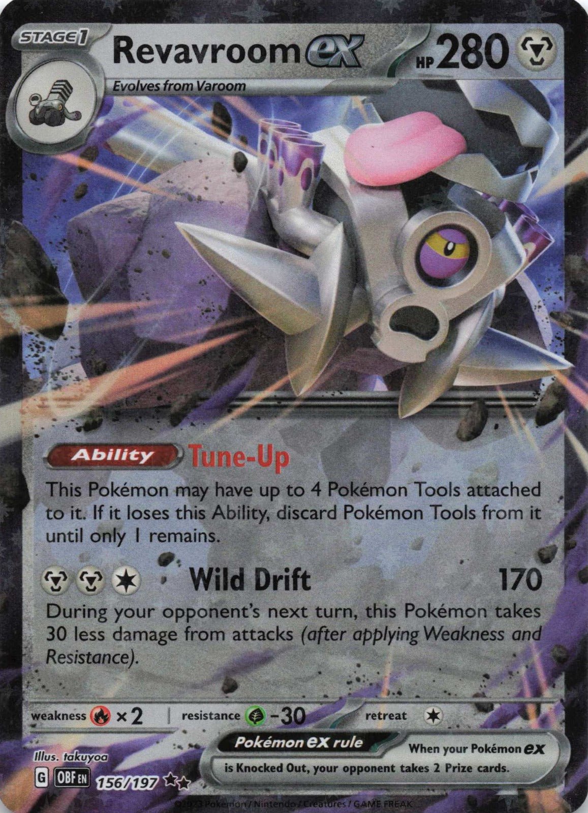 Revavroom Rare SV01: Scarlet & Violet Base Set 142/198 NM Pokemon TCG - Lachsnacken - Shop
