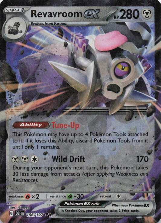 Revavroom Rare SV01: Scarlet & Violet Base Set 142/198 NM Pokemon TCG - Lachsnacken - Shop