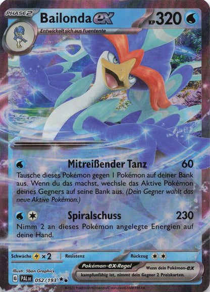 Bailonda EX SVP Black Star Promos NM Pokemon TCG - Lachsnacken - Shop
