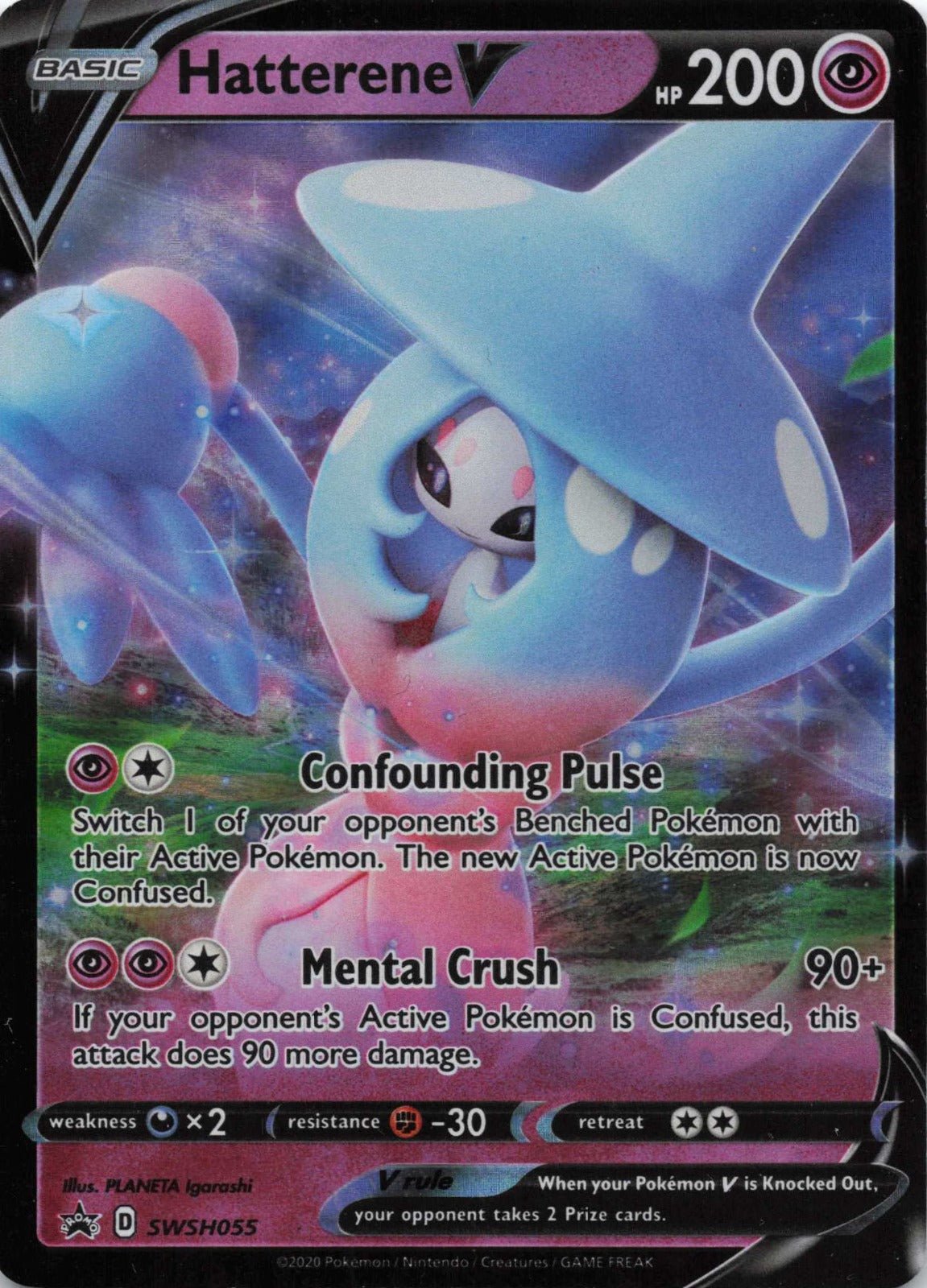 Hatterene V Ultra Rare SWSH: Crown Zenith 065/159 NM Pokemon TCG - Lachsnacken - Shop