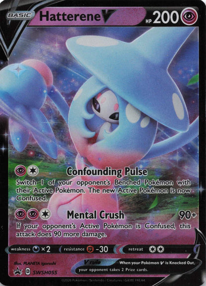 Hatterene V Ultra Rare SWSH: Crown Zenith 065/159 NM Pokemon TCG - Lachsnacken - Shop