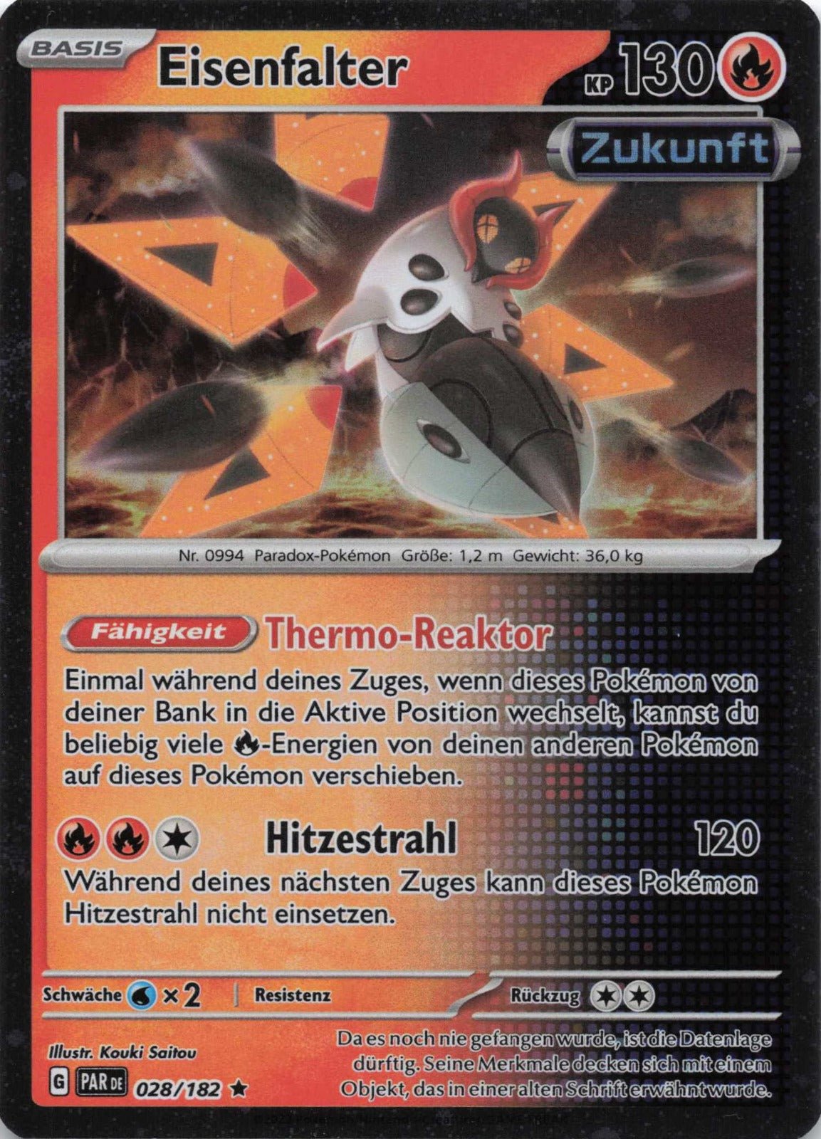 Eisenfalter Promo Paradoxrift 028 NM Pokemon TCG - Lachsnacken - Shop
