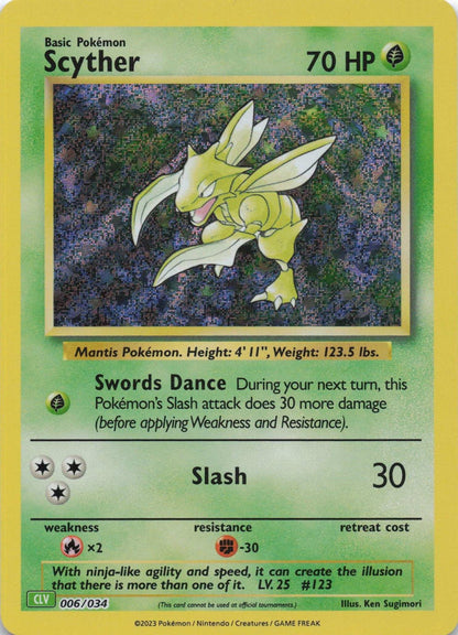Scyther Classic Collection Trading Card Game Classic 006/034 NM Pokemon TCG - Lachsnacken - Shop