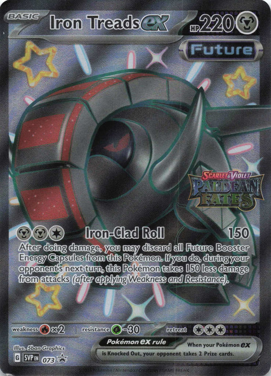 Iron Treads ex Shiny Secret Rare Paldean Fates Promo NM Pokemon TCG