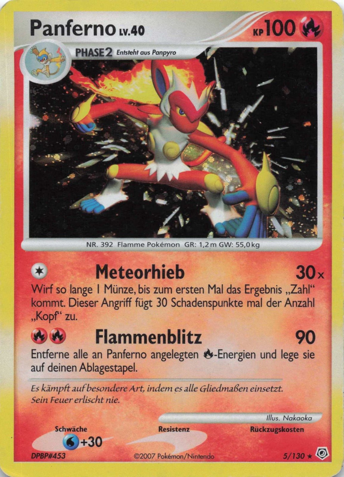 Panferno Diamant & Pearl Good Pokemon TCG - Lachsnacken - Shop