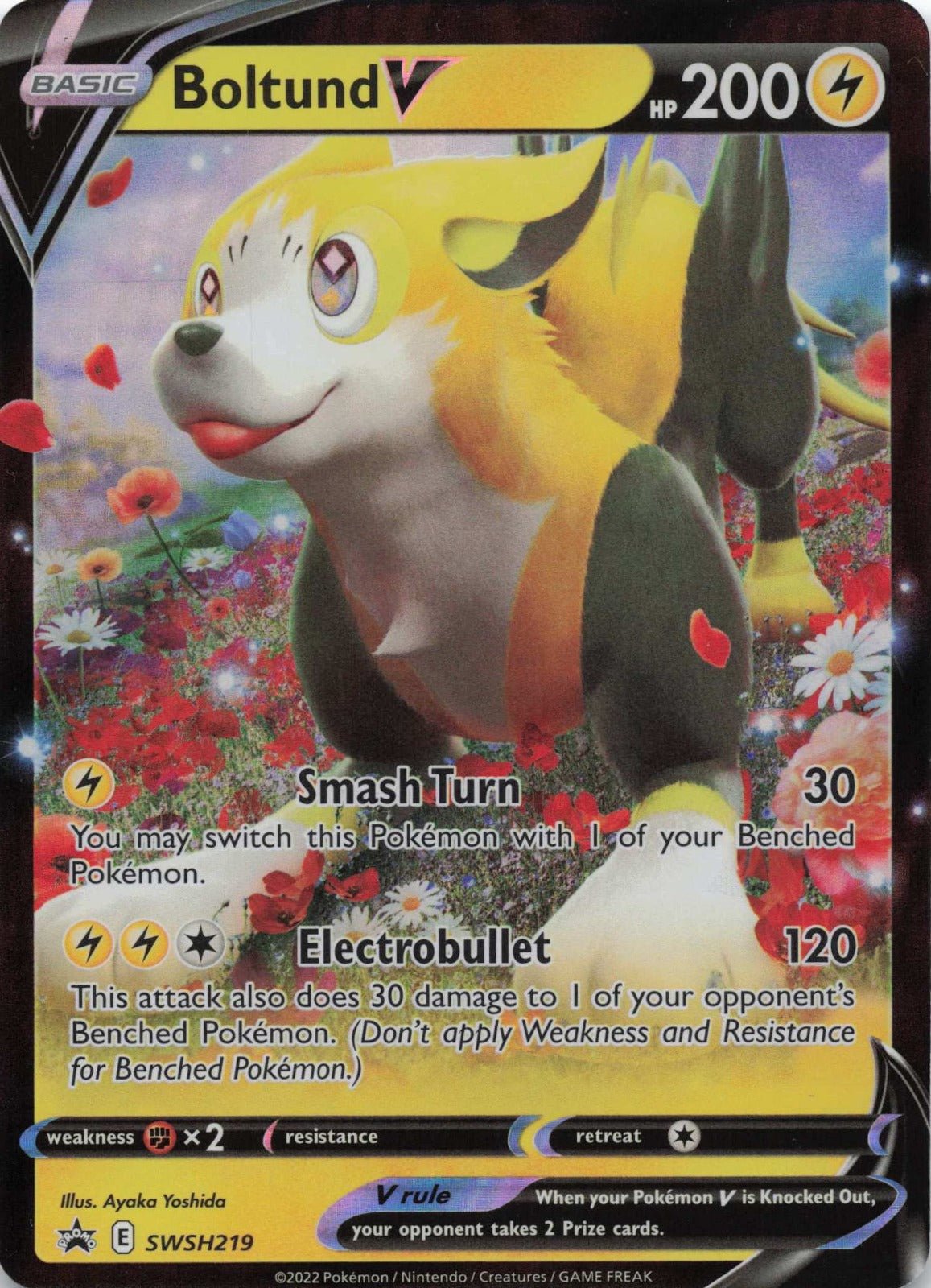 Boltund V Ultra Rare Prize Pack Series Cards 103/264 NM Pokemon TCG - Lachsnacken - Shop