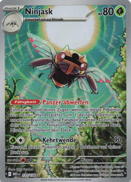 Ninjask Art Rare m1S: Mega Symphonia 065/063 NM Pokemon TCG