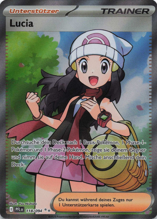 Lucia Ultra Rare Fatale Flammen 118 Mint Pokemon TCG - Lachsnacken - Shop