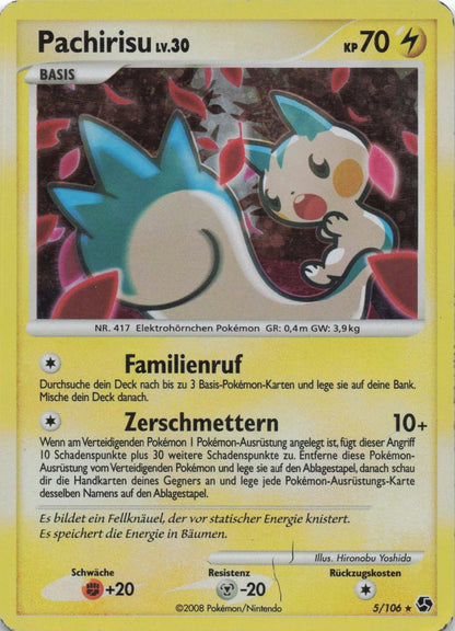 Pachirisu Holo Good Pokemon TCG - Lachsnacken - Shop