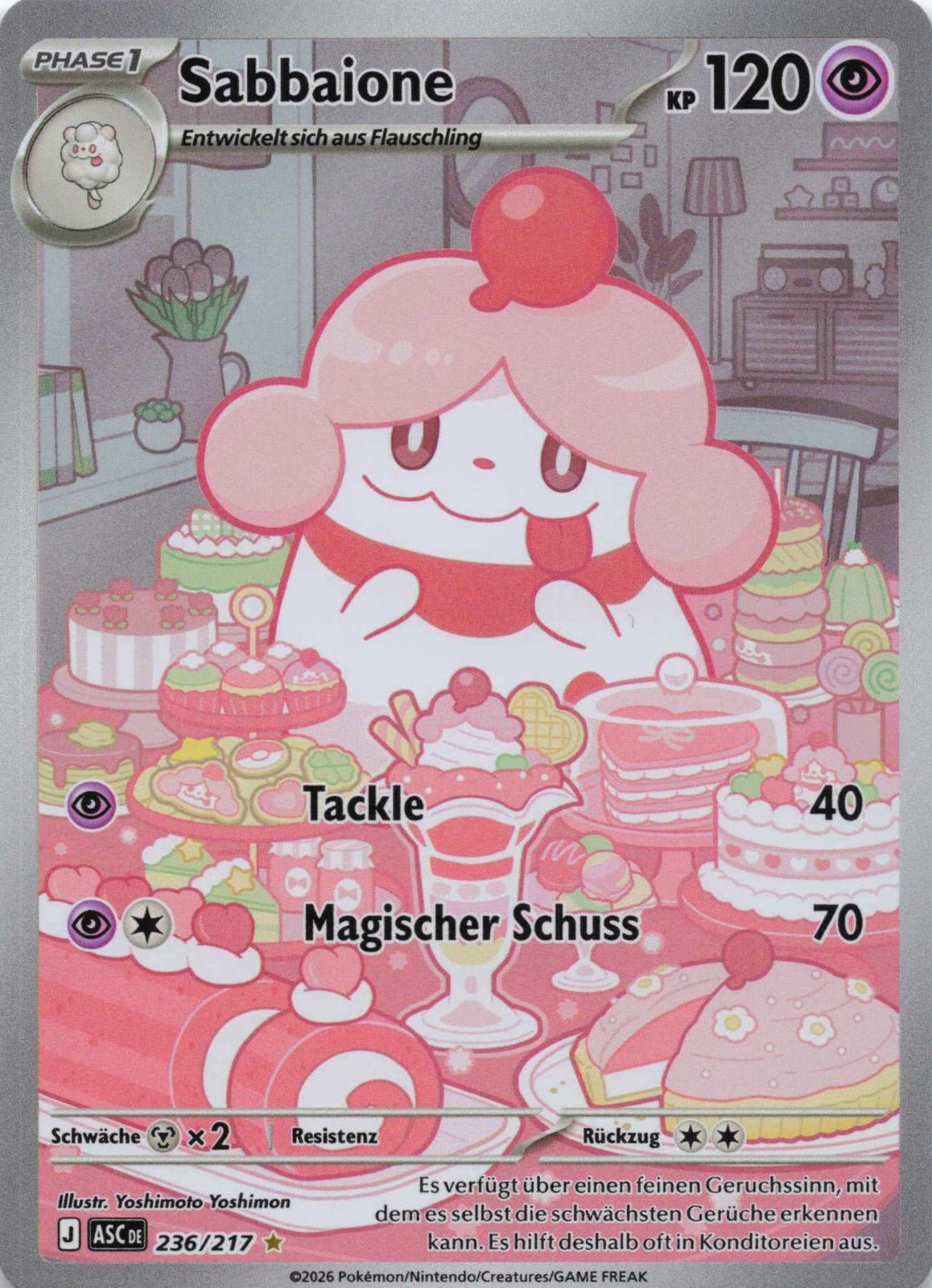 Sabbaione Illustration Rare Erhabene Helden 236 NM Pokemon TCG - Lachsnacken - Shop