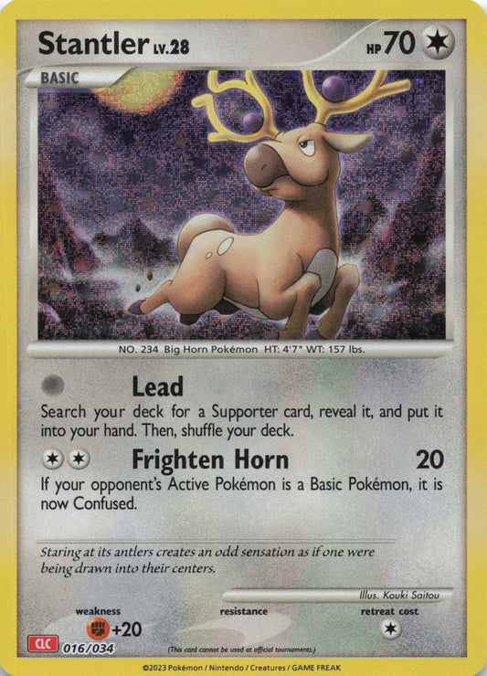 Stantler Classic Collection Trading Card Game Classic 016/034 NM Pokemon TCG - Lachsnacken - Shop