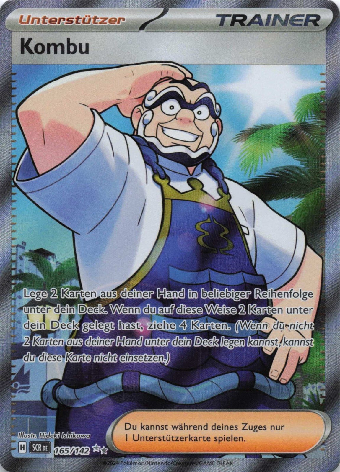 Kombu Ultra Selten Stellarkrone 165 NM Pokemon TCG - Lachsnacken - Shop