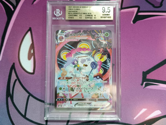 Orbeetle Vmax Climax Japanisch Graded Beckett 9,5