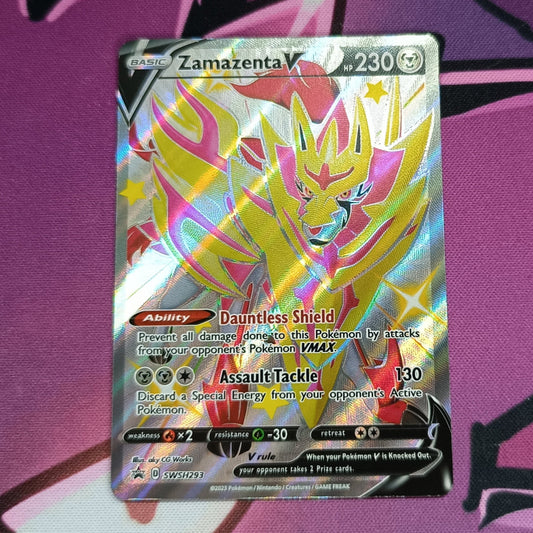 Shiny Zamazenta V Promo Karte Crown Zenith Englisch