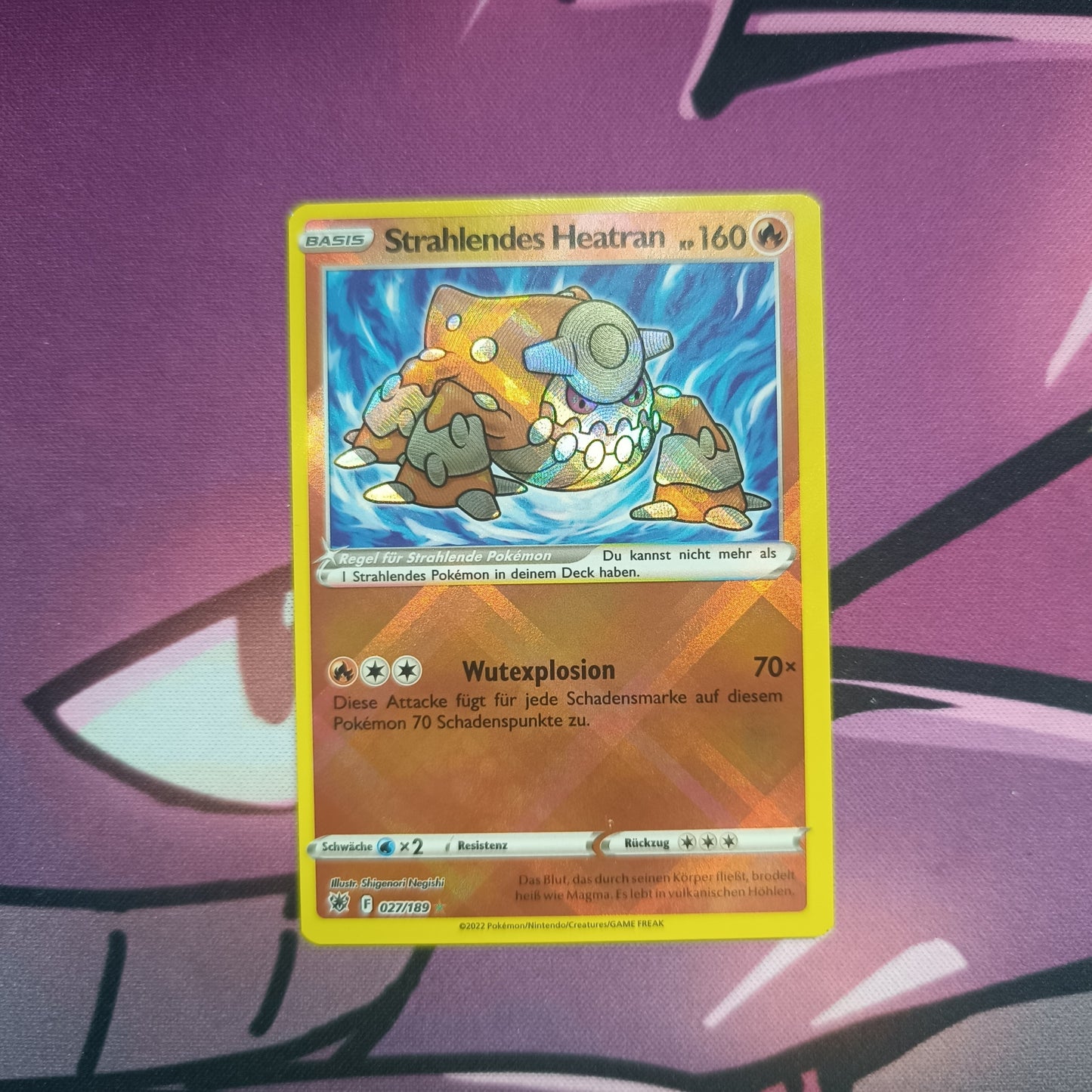 Strahlendes Heatran Astralglanz Near Mint