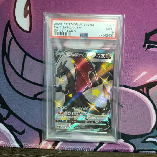 Glurak Shiny VStar Holo Graded PSA 9