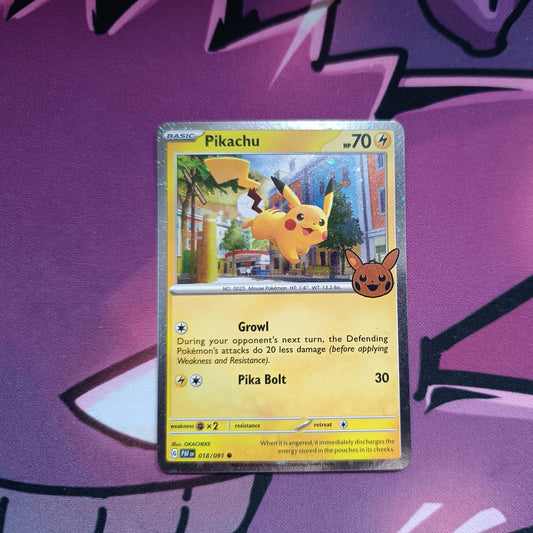 Pikachu Trick or Tread Galaxy Holo