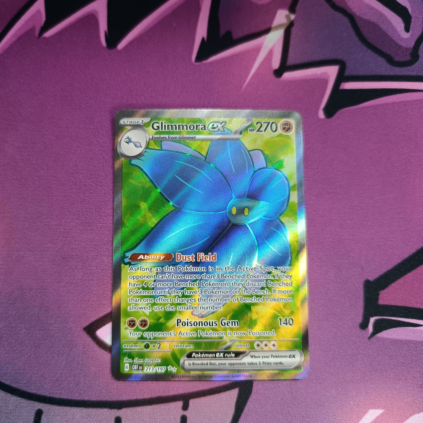 Glimmora EX Obsidian Flames