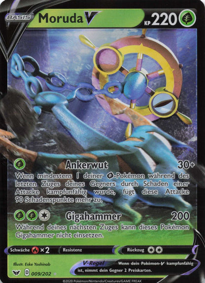 Moruda V Glänzendes Schicksal NM Pokemon TCG - Lachsnacken - Shop